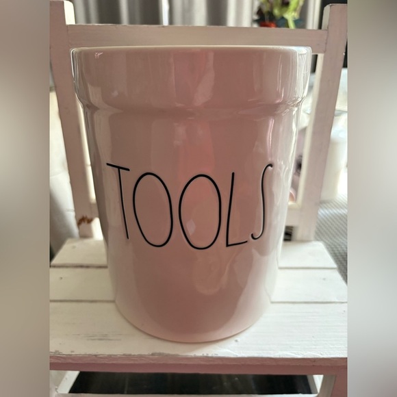 Rae Dunn White Ceramic Tools Holder - Picture 1 of 5